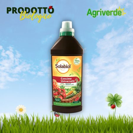 Concime liquido universale 1l Solabiol SBM a base di estratto di Alga Bruna