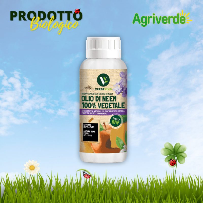 OLIO DI NEEM 100% Vegetale ml 500