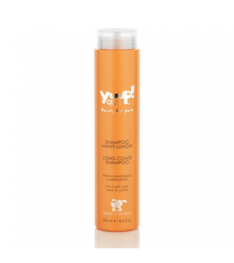 Shampoo Per Cani Manti Lunghi YUUP! 250ML Ridona Lucentezza e Pettinabilità