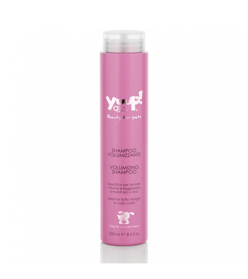 Yuup Shampoo Volumizzante 250 ml, Shampoo per cani specifico per donare volume e leggerezza a manti lisci o ricci