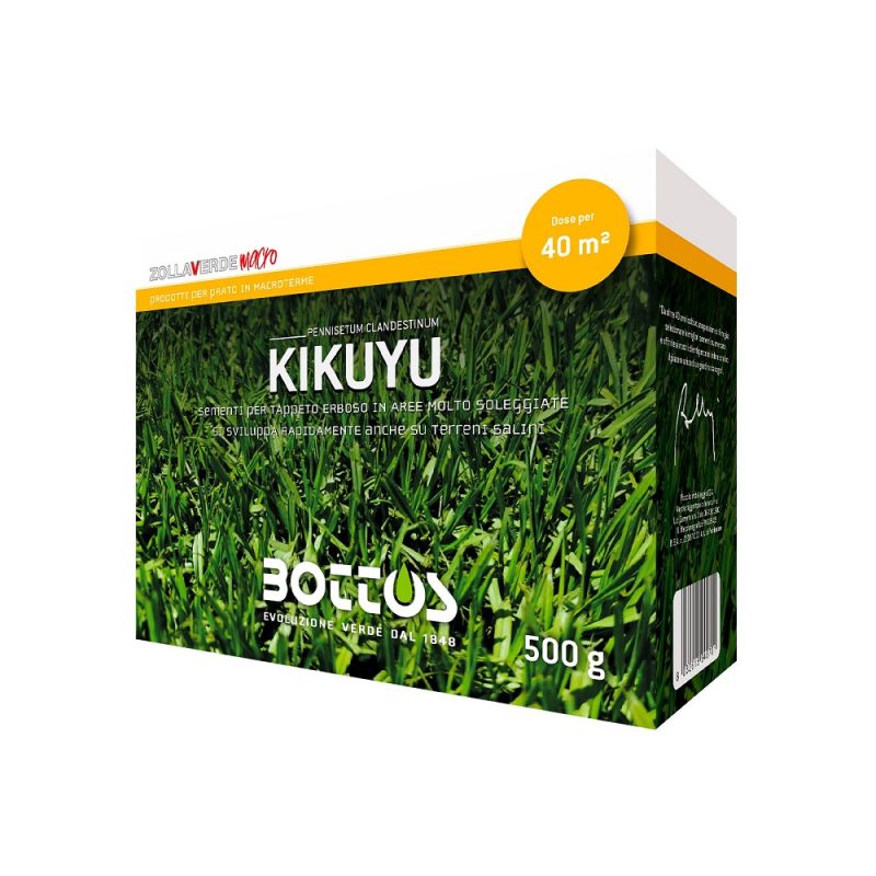 Kikuyu Bottos sementi prato Pennisetum Clandestinum 500g